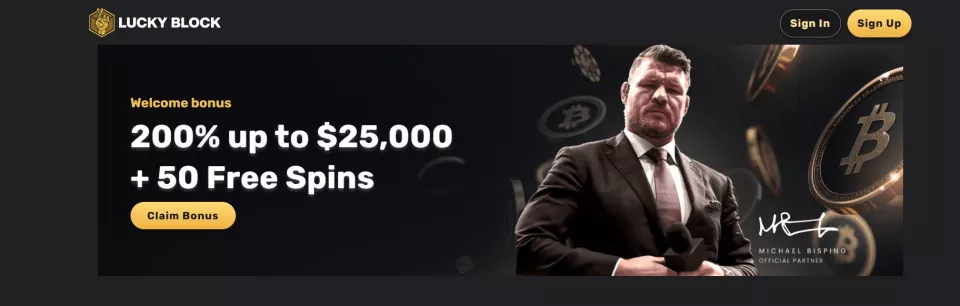 Lucky Block Casino Bonus 200 Prozent bis 25000 Euro